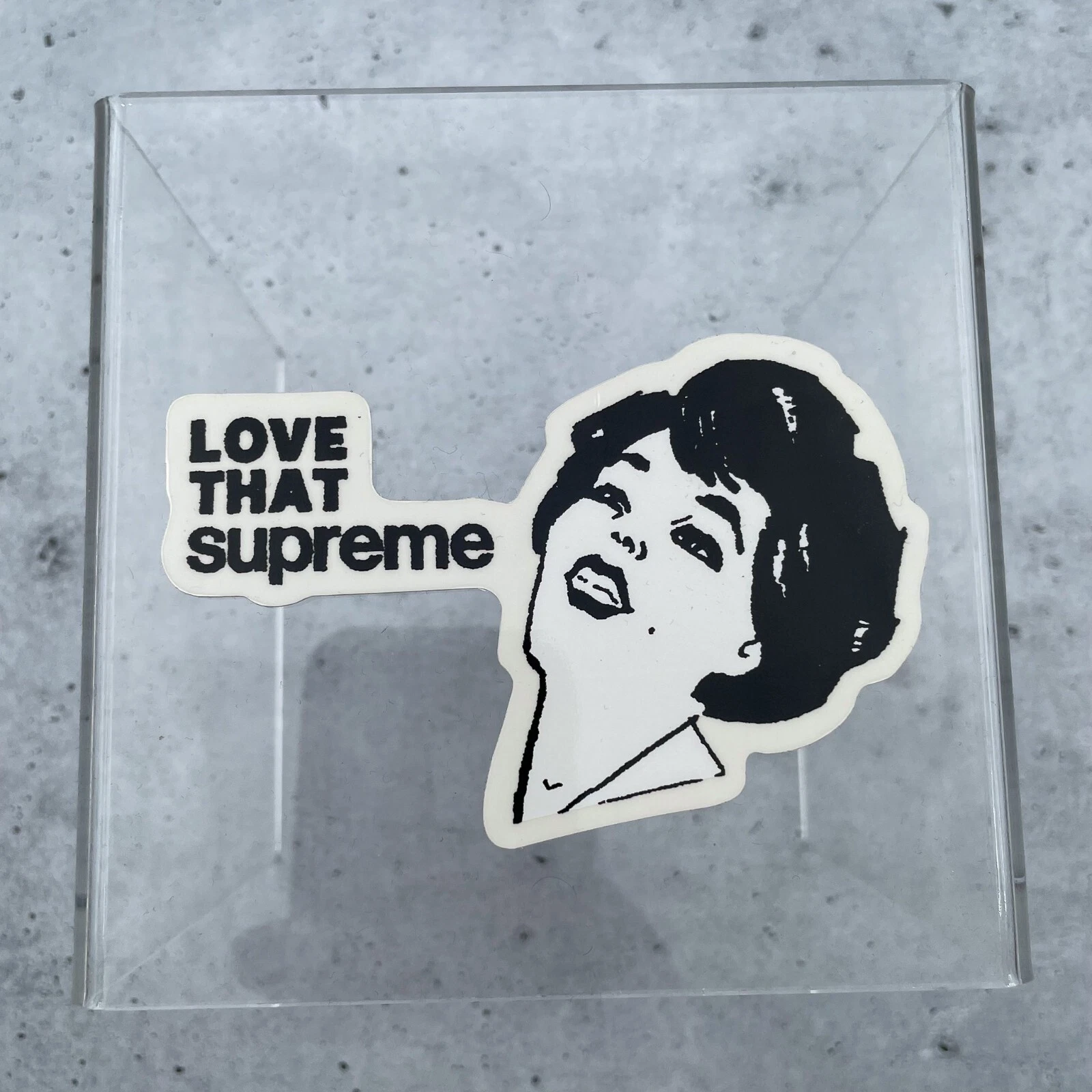 Autocollant décalcomanie autocollant Supreme Love That Supreme 100% accessoires authentiques 