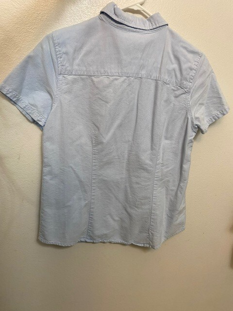 basic editions light blue botton up - image 2