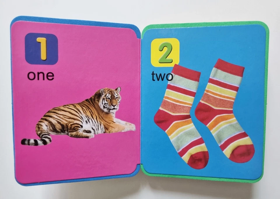 Number Practice Book Count Beginner Preschool Small Carry Girl 1 2 3 Multi Color - Image 2 of 4