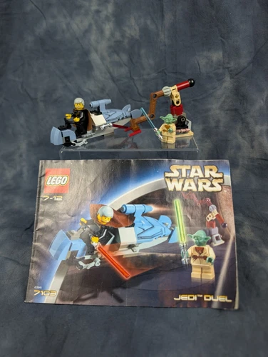 Lego Star Wars Jedi Duel #7103 + Mini Figures Incomplete Missing Lightsaber Read