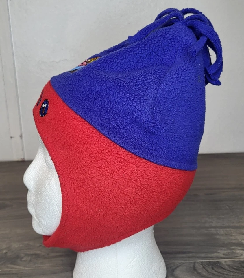 Sombrero de moda Berkshire Bob The Builder para niños pequeños rojo y azul polar trampero 2003 Foto 2 de 4