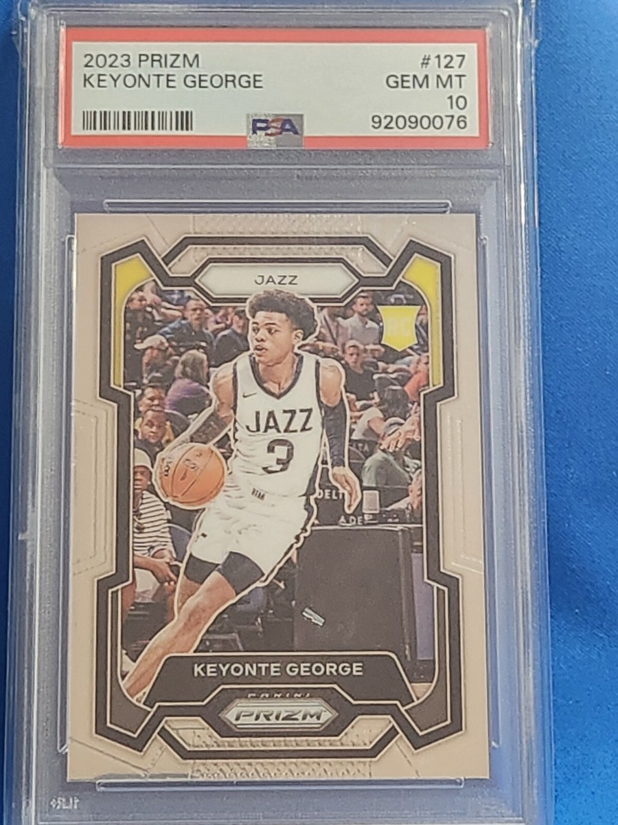 2023-24 Panini Prizm #127 Keyonte George Rookie Card RC PSA 10 Gem 