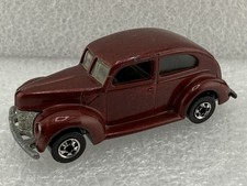Hot Wheels Vintage Fat Fender 40 Hecho en México Aurimat Rojo Metálico Bw Raro