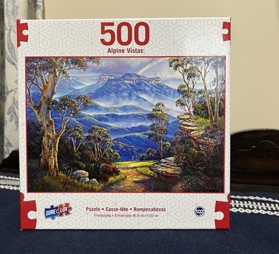 TCG Puzzle Alpine Vistas After The Storm Mt Solitary 500 Piece Sure-lox 13 x19 