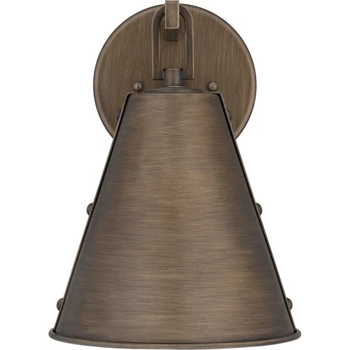 Quoizel HYD8408 Hyde 12" Tall Wall Sconce - Black - Picture 7 of 9