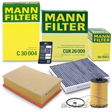 Produktbild - MANN INSPEKTIONSPAKET FÜR AUDI A3 SEAT LEON SKODA VW GOLF 7 TOURAN 1.6 2.0 TDI
