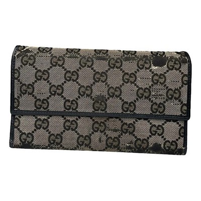 Gucci Ophidia Beige Cotton Clutch Bag