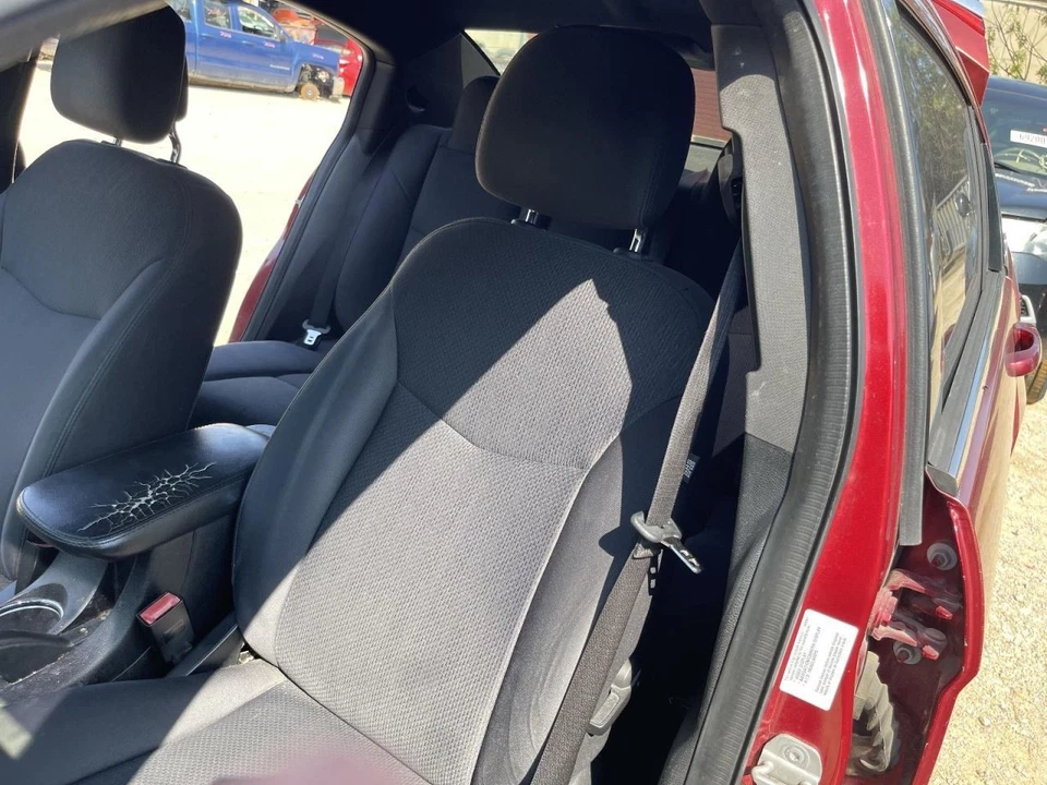2011-2014 CHRYSLER 200 Left Front Driver Seat Black Cloth Manual Sedan 973868 Foto 3 de 4