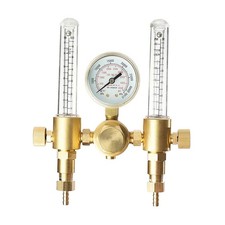 Dual Output Argon Gas Regulator Flow Meter Accessories Durable