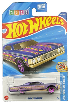 Hot Wheels 2025 HW Celebration Racers 7/10 Purple Layin' Lowrider