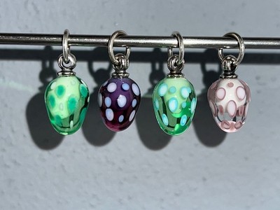   TOP! Trollbeads ''Osterei'' versch. Modelle 925  Sterlingsilber grün lila rosa