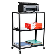 Rolling Cart,Rolling Cart,Microwave Stand,3-Tier,Coffee Cart,Office,Metal,23 in.