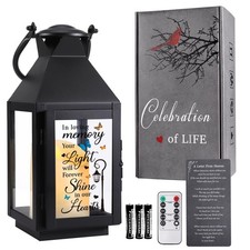 Memorial Lantern, Sympathy Gifts for Loss of Mom/Dad/Loved One, Bereavement G...