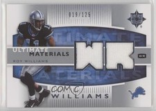 2007 Ultimate Collection Ultimate Materials 19/125 Roy Williams #UM-RW 13h2