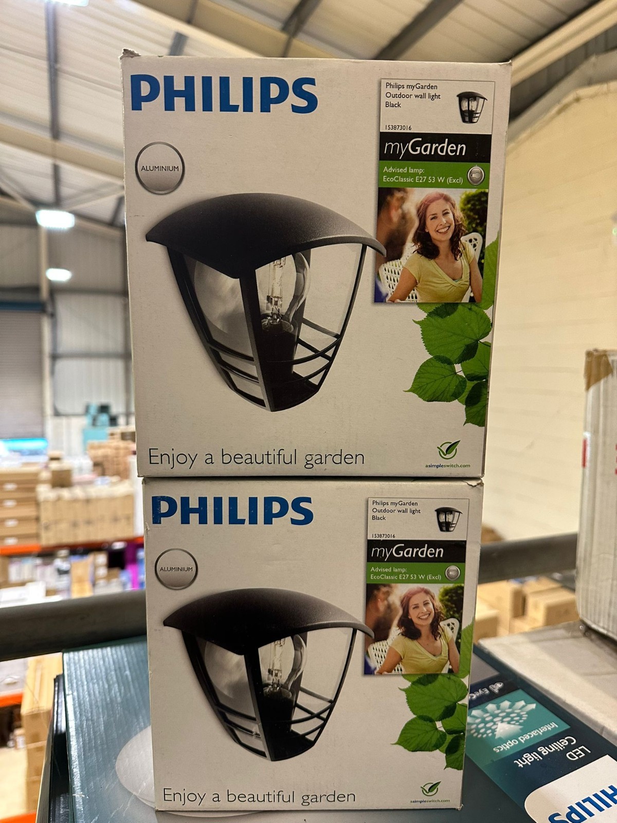 2 x PHILIPS myGarden Creek Wall Light