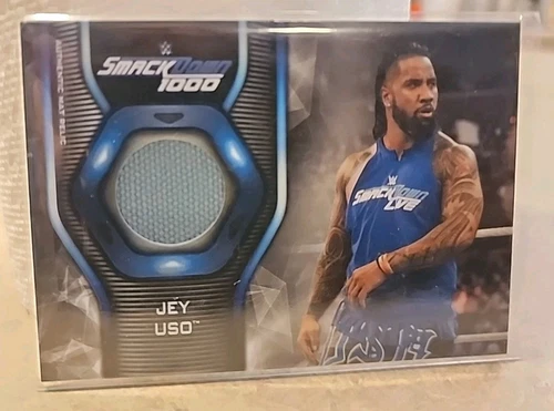 2019 Topps WWE Smackdown Live - Event Used Mat Relics #MR-JE Jey Uso