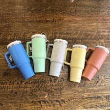 Keychain 3d printed Holds Chapstick not Included Stanley Inspired Waterbottle