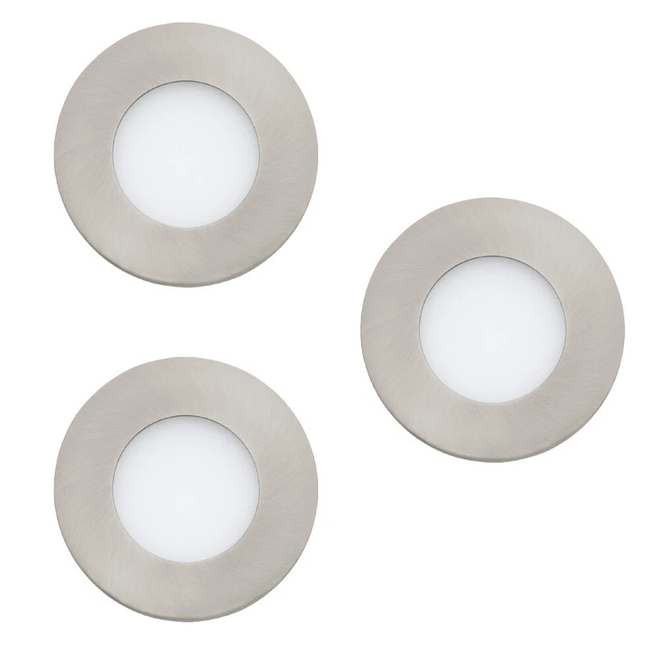 EGLO 32882 SET 3XEINBAUL.Ø85 BLE/RGBW NICKEL'FUEVA- FUEVA-C - Bild 1 von 2