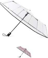 Ultra Clear Folding Umbrella with Auto Open Technology 100 TPU