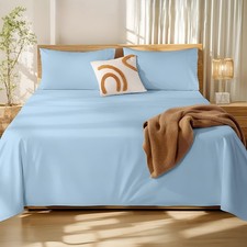 4 Piece King Size Sheet Set 78 x 80, Luxury Hotel Quality 100 Egyptian Cotto...