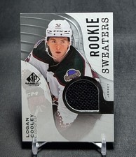 Logan Cooley Rookie Sweaters Jersey Patch 2023-24 Upper Deck SP Game Used Hockey