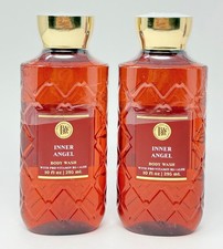 2 NEW BATH  BODY WORKS INNER ANGEL WASH SHOWER GEL VITAMIN B5 ALOE 10OZ LARGE