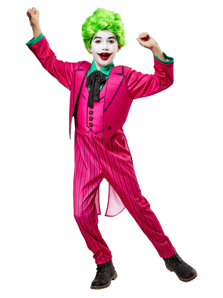 Joker Costume Pink Suit Batman Classic TV 1966 Joker Costume Pink Suit Batman Classic TV 1966