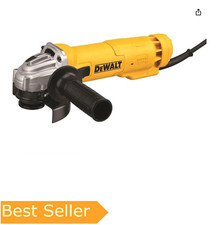 DEWALT Angle Grinder Tool, 4-1/2-Inch, Slide Switch, 11-Amp DWE4214 , Yellow