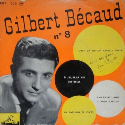 C'est Ita Qu'on Calle Aimer - Nr. 8 | Gilbert Bécaud | Guter Zustand