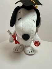 Peanuts Snoopy Graduation Dancing Plush Doll with Cap and Diploma