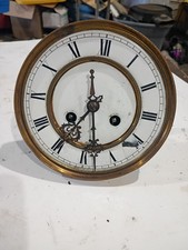 Antiguo reloj de pared regulador alemán Werner Deponirt movimiento pieza de trabajo reparación