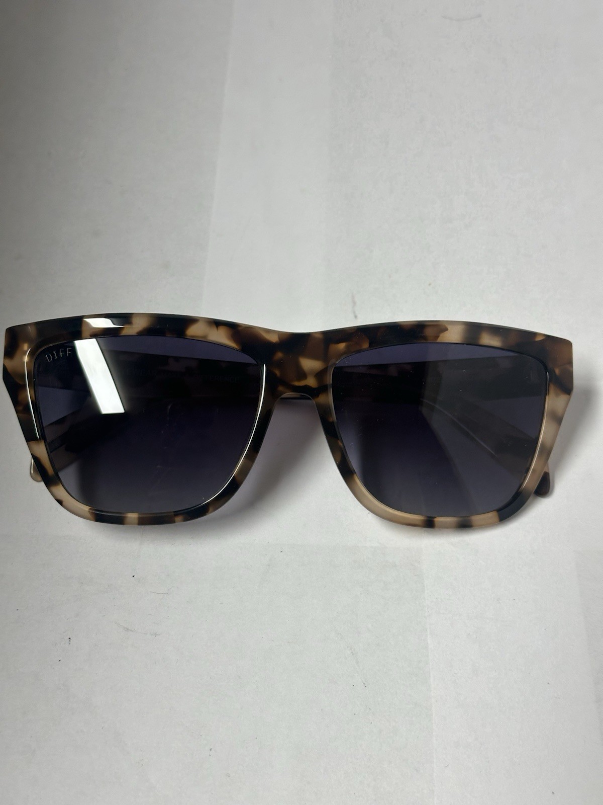 DIFF Harper Polarized Tortoise Shell Plastic Squa… - image 2