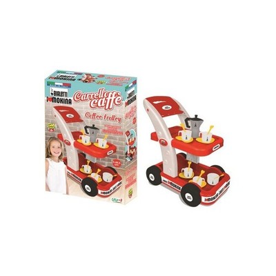 Bialetti Spielzeug Kaffeewagen mit Zubehör..