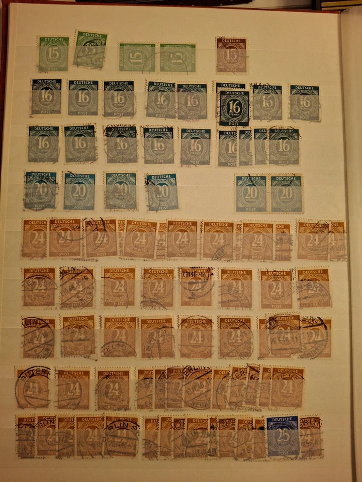 Germany Stamps Lot  Allied Occupation Several Stock Pages. - Image 4 of 4