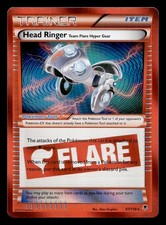 Head Ringer Team Flare Hyper Gear 97/119 Phantom Forces Pokemon Holo NM