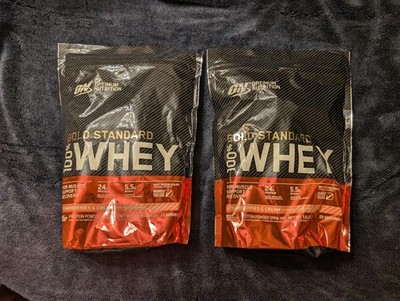 Optimum Nutrition Gold Standard 100% Whey Strawberries & Cream 1.5 lb GF (2pk)