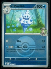 Pokemon N'S VANILLISH 050/217 - Ascended Heroes - Rev Holo - POKE BALL PATTERN