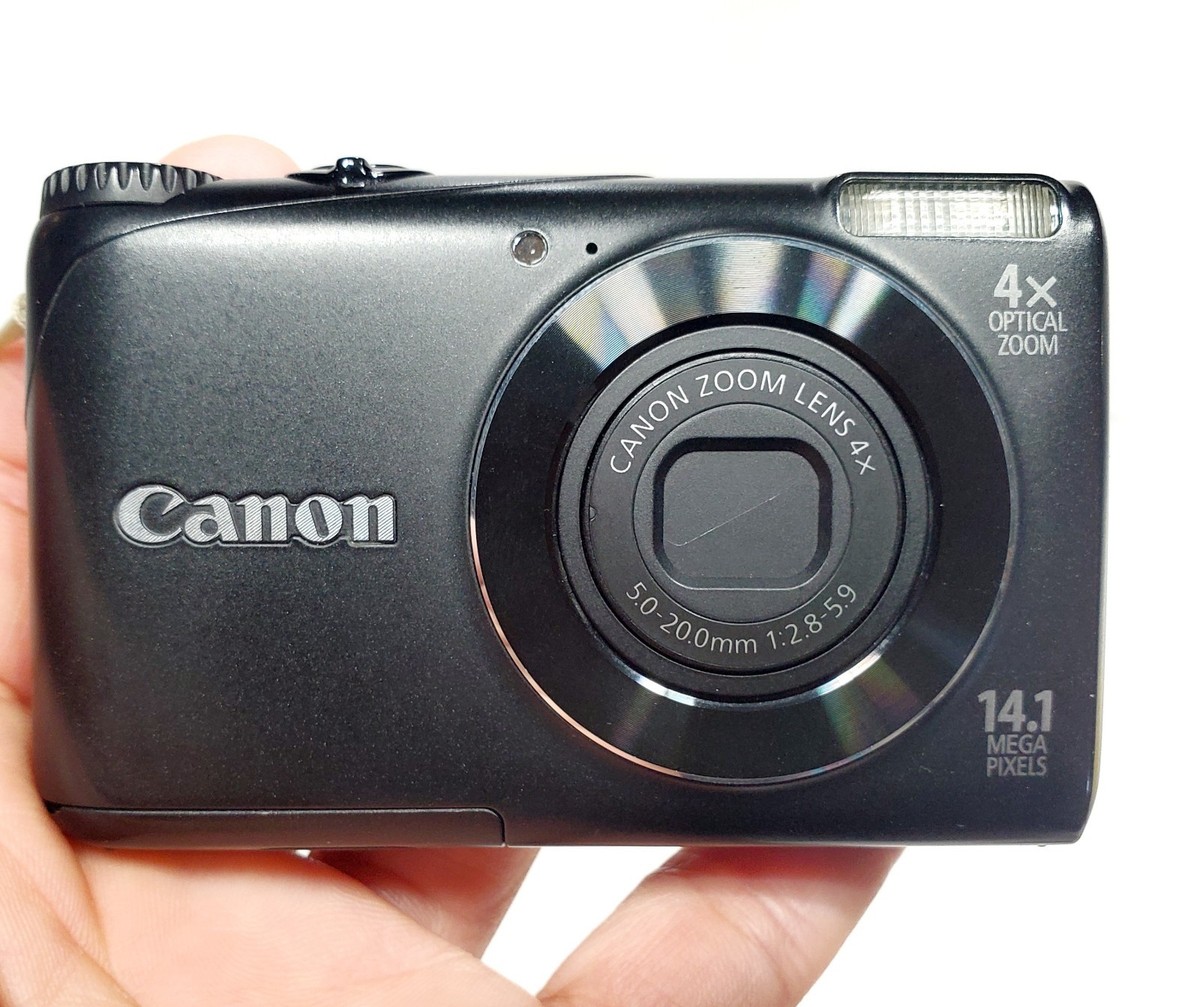 Canon PowerShot A2200 HD 14.1 MP Digital Camera - Black, Tested