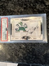  2008 Playoff National Treasure, Dave Casper, Signature Patches. PSA Gem Mt 10.