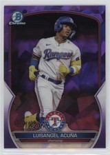 2023 Bowman Sapphire Chrome Prospects Purple 24/25 Luisangel Acuna Acuña 06qf