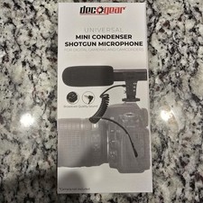 Shotgun Condenser mini Microphone for cameras and camcorders- Deco Gear