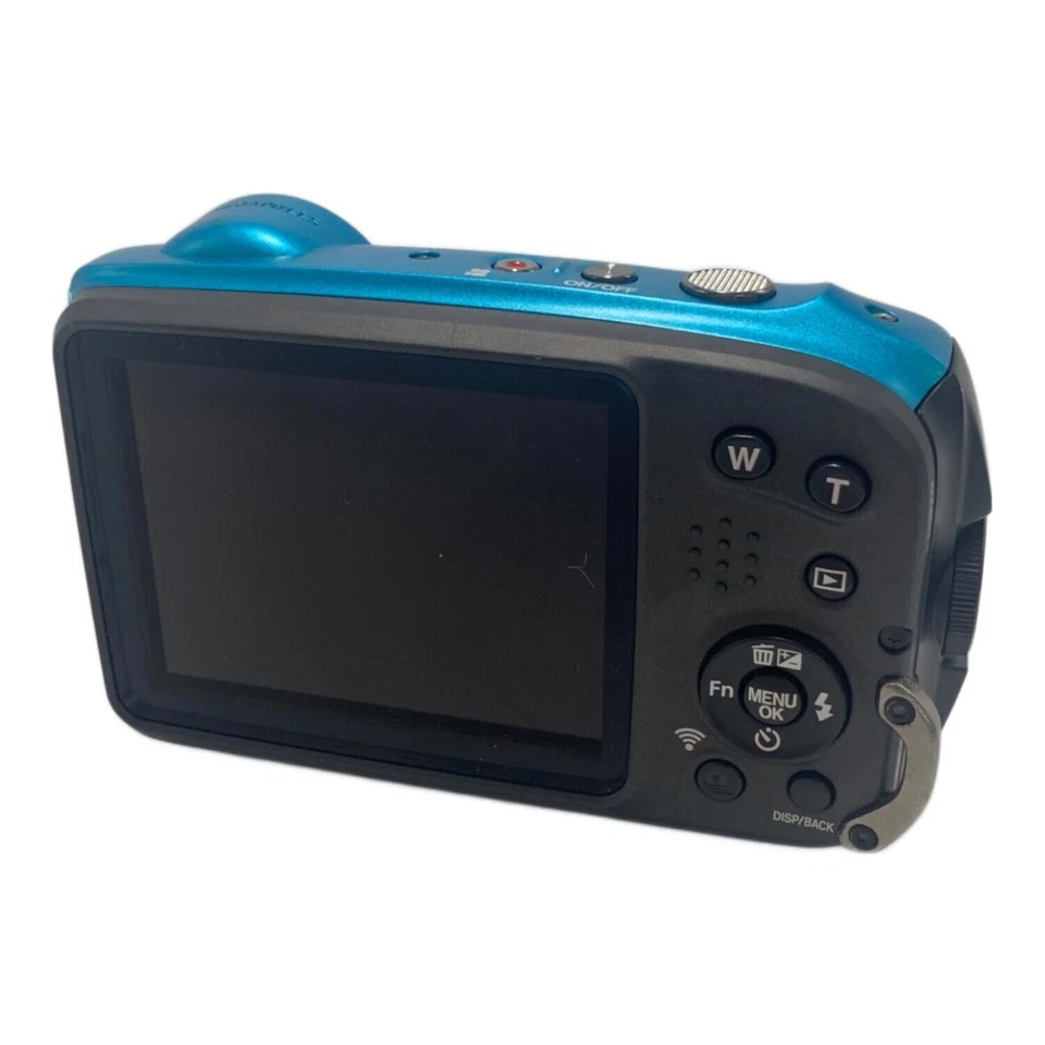 FUJIFILM FinePix XP140 16.76MP Digital Camera Sky Blue w/ Charger Excellent - Image 2 of 4