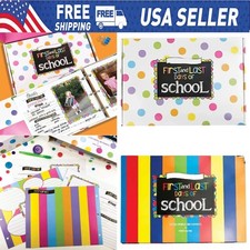 Handmade Easiest School Days Memory Album Class Keeper Scrapbook Girls NEW JQ