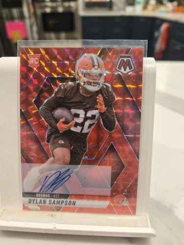 2025 Panini Mosaic - Rookies Dylan Sampson #355 Mosaic Prizm Autographs (AU, RC)