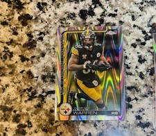 2025 Topps Chrome RayWave Refractor Jaylen Warren #253