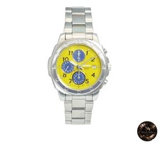  Seiko Import SEIKO Watch Reimported Overseas Model Yellow SND409 Men's