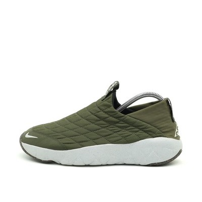 Nike Herren ACG Moc Sneaker Olivgrü Textil Low-Top Materialien Slip-On EU 41