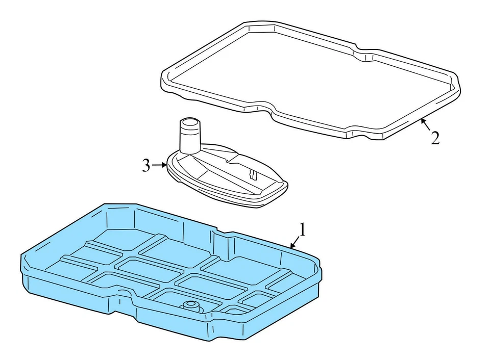 Mercedes-Benz SLK300 2009-2011 - Transmisión cárter de aceite 2212701212 Foto 4 de 4