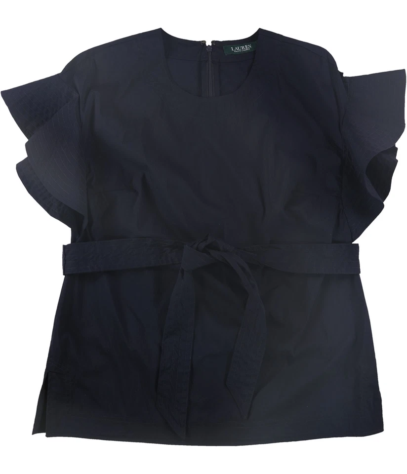 Ralph Lauren 女式腰带套衫衬衫,海军蓝,XS