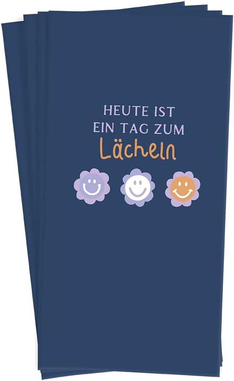 Taschentücher mit Spruch Geschenkidee 10 Stück Motiv Am schönsten